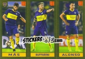 Cromo Máa / Buffarini / Alonso - FIFA 365 2020. 442 stickers version - Panini