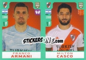 Sticker Franco Armani / Milton Casco