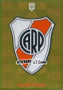 Sticker River Plate Logo - FIFA 365 2020. 442 stickers version n. 317 - Panini