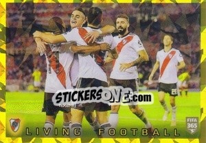 Sticker River Plate Living Football - FIFA 365 2020. 442 stickers version - Panini