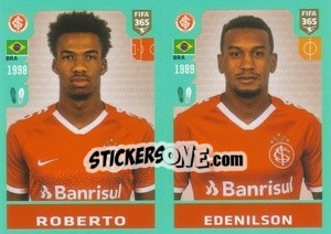 Sticker Roberto / Edenílson - FIFA 365 2020. 442 stickers version - Panini