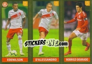 Figurina Edenilson / D'Alessandro / Rodrigo Dourado - FIFA 365 2020. 442 stickers version - Panini