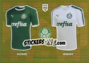 Figurina Palmeiras T-Shirt - FIFA 365 2020. 442 stickers version - Panini