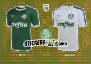 Cromo Palmeiras T-Shirt - FIFA 365 2020. 442 stickers version n. 341 - Panini