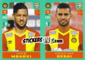 Sticker Iheb Mbarki / Houcine Rabii - FIFA 365 2020. 442 stickers version - Panini
