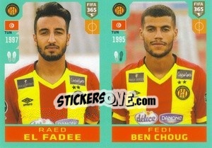 Cromo Raed Fedaa / Fedi Ben Choug - FIFA 365 2020. 442 stickers version - Panini