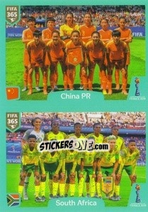 Sticker China PR - South Africa - FIFA 365 2020. 442 stickers version - Panini