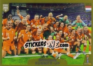 Sticker FIFA Women's Wolrd Cup France 2019 Runner-Up - FIFA 365 2020. 442 stickers version n. 401 - Panini