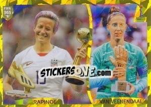 Cromo FIFA Women's Wolrd Cup France 2019 Awards - FIFA 365 2020. 442 stickers version - Panini