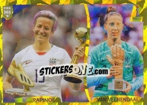 Sticker FIFA Women's Wolrd Cup France 2019 Awards - FIFA 365 2020. 442 stickers version n. 407 - Panini