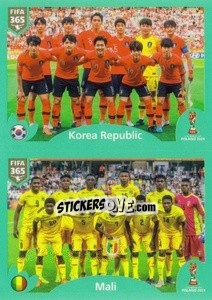 Sticker Korea Republic - Mali - FIFA 365 2020. 442 stickers version n. 413 - Panini