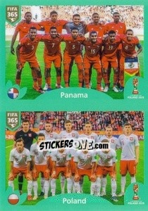Sticker Panama - Poland - FIFA 365 2020. 442 stickers version n. 415 - Panini