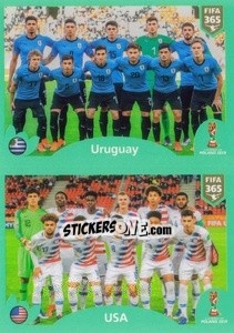 Figurina Uruguay - USA