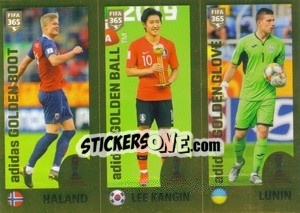 Sticker Awards Haland / Lee Kangin / Lunin - FIFA 365 2020. 442 stickers version - Panini