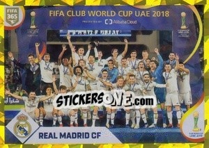 Sticker FIFA Club World Cup UAE 2018 Real Madrid CF - FIFA 365 2020. 442 stickers version n. 431 - Panini