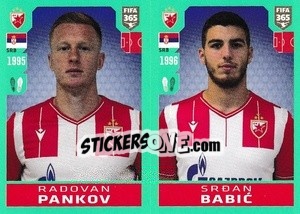Sticker Radovan Pankov / Srdan Babic - FIFA 365 2020. 442 stickers version n. S4 - Panini
