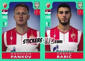 Cromo Radovan Pankov / Srdan Babic - FIFA 365 2020. 442 stickers version - Panini