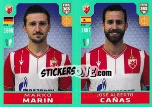 Sticker Marko Marin / José Alberto Cañas - FIFA 365 2020. 442 stickers version - Panini