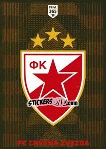 Sticker FK Crvena zvezda Logo - FIFA 365 2020. 442 stickers version n. S9 - Panini