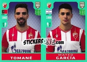 Sticker Tomané / Mateo García - FIFA 365 2020. 442 stickers version - Panini