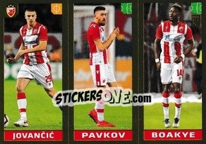 Cromo Jovancic / Pavkov / Boakye - FIFA 365 2020. 442 stickers version - Panini