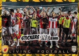 Sticker FK Crvena zvezda Living Football