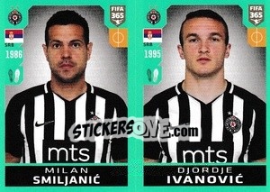 Sticker Milan Smiljanic / Ðorde Ivanovic - FIFA 365 2020. 442 stickers version n. S24 - Panini