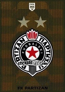 Figurina FK Partizan Logo - FIFA 365 2020. 442 stickers version - Panini