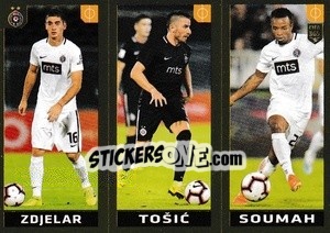 Sticker Zdjelar / Tošic / Soumah - FIFA 365 2020. 442 stickers version n. S28 - Panini