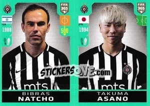 Sticker Bibras Natkho / Takuma Asano - FIFA 365 2020. 442 stickers version n. S29 - Panini