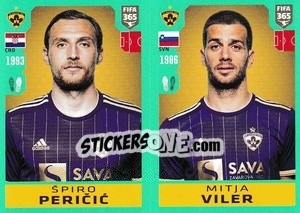 Sticker Špiro Pericic / Mitja Viler - FIFA 365 2020. 442 stickers version n. S35 - Panini