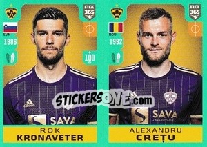 Sticker Rok Kronaveter - Alexandru Crețu - FIFA 365 2020. 442 stickers version - Panini