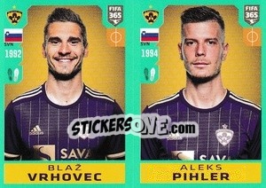 Sticker Blaž Vrhovec / Aleks Pihler - FIFA 365 2020. 442 stickers version n. S43 - Panini