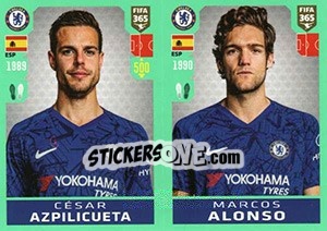 Figurina César Azpilicueta / Marcos Alonso