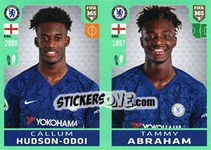 Sticker Callum Hudson-Odoi / Tammy Abraham - FIFA 365 2020. 448 stickers version n. 23 - Panini