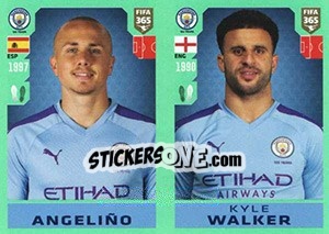 Sticker Angeliño / Kyle Walker - FIFA 365 2020. 448 stickers version - Panini