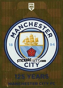 Sticker Manchester City FC Logo - FIFA 365 2020. 448 stickers version n. 51 - Panini