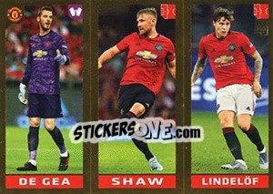Sticker de Gea / Shaw / Lindelöf - FIFA 365 2020. 448 stickers version - Panini