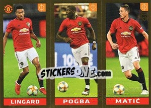 Sticker Lingard / Pogba / Nemanja Matic - FIFA 365 2020. 448 stickers version n. 70 - Panini