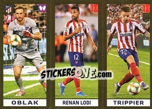Sticker Oblak / Renan Lodi / Trippier - FIFA 365 2020. 448 stickers version n. 84 - Panini