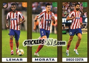 Figurina Lemar / Morata / Diego Costa - FIFA 365 2020. 448 stickers version - Panini