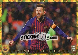 Sticker FC Barcelona Living Football - FIFA 365 2020. 448 stickers version n. 106 - Panini