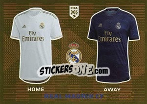 Cromo Real Madrid CF T-Shirt - FIFA 365 2020. 448 stickers version - Panini