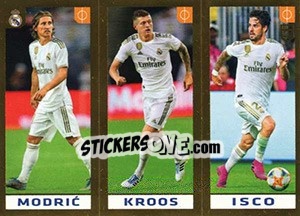 Figurina Modric / Kroos / Isco - FIFA 365 2020. 448 stickers version - Panini