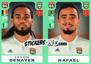 Sticker Jason Denayer / Rafael Da Silva - FIFA 365 2020. 448 stickers version n. 125 - Panini