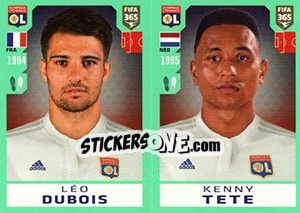 Sticker Léo Dubois / Kenny Tete - FIFA 365 2020. 448 stickers version n. 127 - Panini