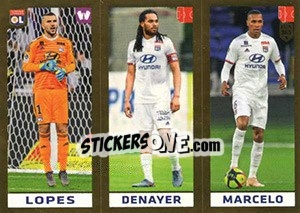 Sticker Lopes / Denayer / Marcelo - FIFA 365 2020. 448 stickers version - Panini