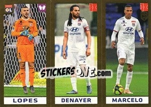Sticker Lopes / Denayer / Marcelo - FIFA 365 2020. 448 stickers version n. 132 - Panini