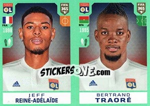 Sticker Jeff Reine-Adélaïde / Bertrand Traoré - FIFA 365 2020. 448 stickers version n. 133 - Panini