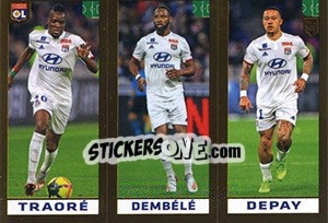 Sticker Traoré / Dembélé / Depay - FIFA 365 2020. 448 stickers version n. 136 - Panini